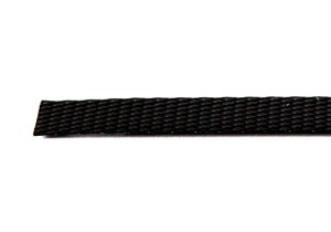 Spanband (trekband) Polypropyleen zwart 12 x 0,6 mm