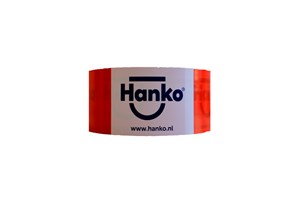 HankoFIX Afzetlint 75 mm. 250mtr/rol
