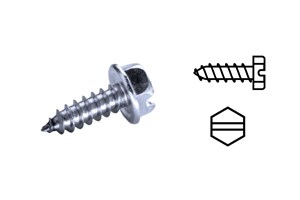 HankoFIX RVS 304 parkers met Hexagon kop