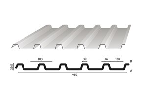 HankoCLAD Trapeziumplaat 40/183