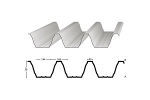 HankoCLAD Trapeziumplaat 135.1/310