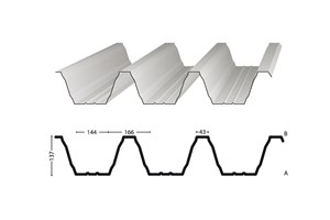HankoCLAD Trapeziumplaat 150/280